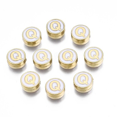 Alloy Enamel Beads ENAM-N052-006-01Q-RS-1