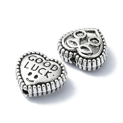 Tibetan Style Alloy Beads TIBEB-F065-08AS-12-1