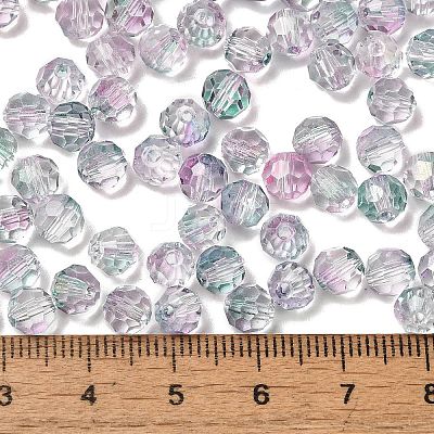 Transparent Colours Glass Round Beads SEED-F006-04A-07-1