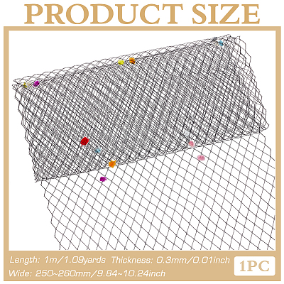 Polyester Bridal Veils DIY-WH0622-071A-1