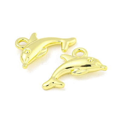 Rack Plating Alloy Pendants FIND-M022-08G-1
