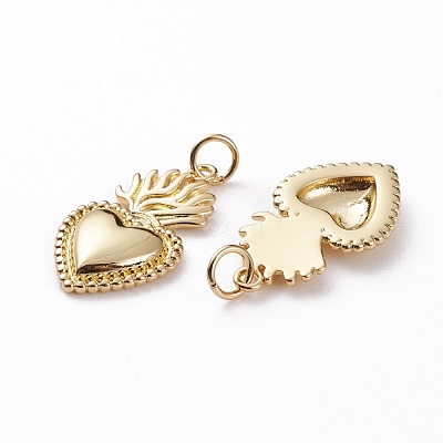 Brass Pendants KK-C100-10G-1