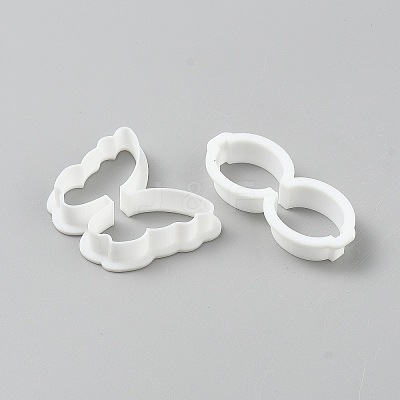 3Pcs Plastic Clay Pressed Molds AJEW-WH20020-216N-02-1