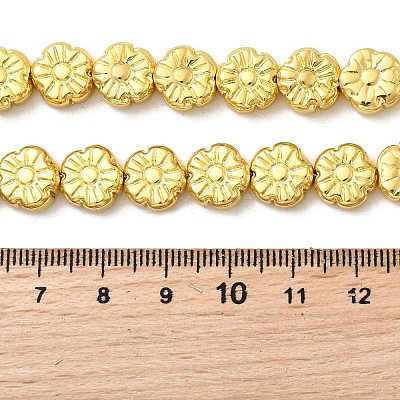 Electroplate Glass Beads Strands EGLA-F166-10G-1