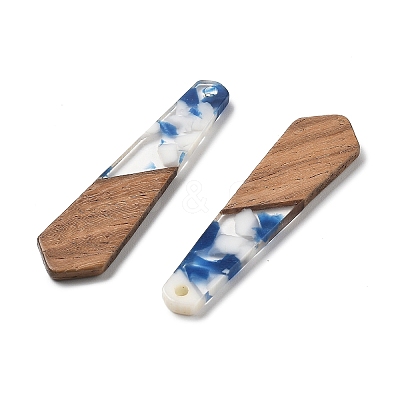 Resin and Walnut Pendants FIND-R051-06D-1