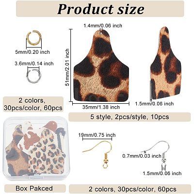 DIY Bottle Earring Making Kits DIY-OC0009-83-1