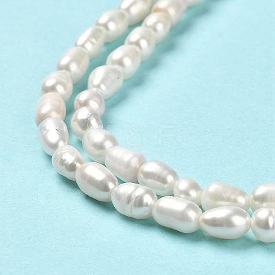 Natural Cultured Freshwater Pearl Beads Strands PEAR-E016-150-1