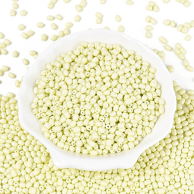 Baking Paint Glass Seed Beads SEED-N007-29H-1