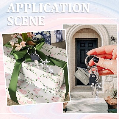 20Pcs Alloy Keychain KEYC-SC0001-15E-1