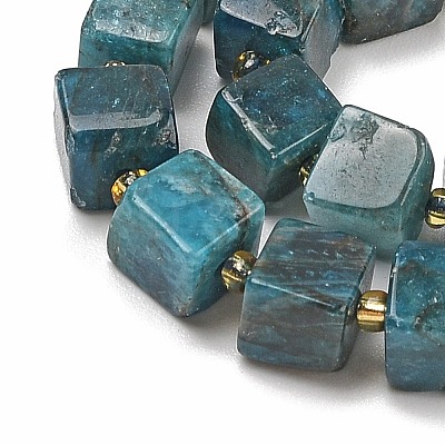 Natural Apatite Beads Strands G-G053-B18-04-1
