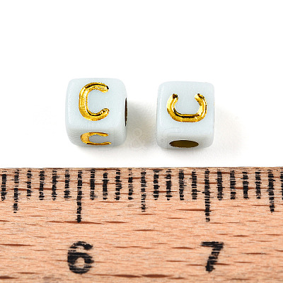 Plating Acrylic Beads OACR-N140-01C-C-1