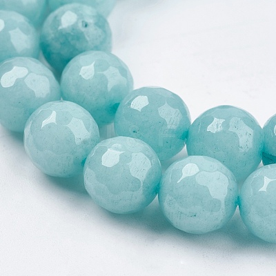 Natural White Jade Bead Strands X-G-R166-10mm-20-1