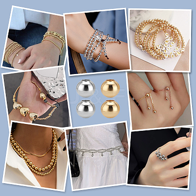 Brass Round Spacer Beads KK-PH0013-75B-1