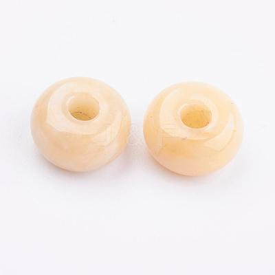Natural Topaz Jade European Beads G-K216-02B-1