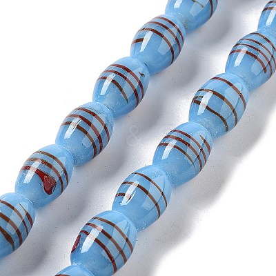 Handmade Nepalese Lampwork Beads LAMP-Z008-06A-1