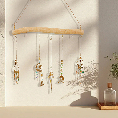 1Pc Driftwood Branch Hook Branch Hanger Rack AJEW-SP0002-31C-1