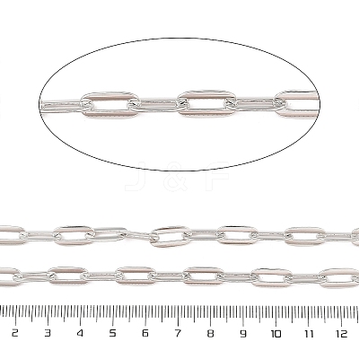 Rack Plating Brass Cable Chains CHC-A010-07P-1