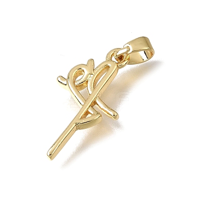 Brass Pendants KK-CBAA632-01G-1