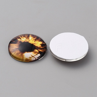 Glass Cabochons GLAA-WH0033-75G-07-1