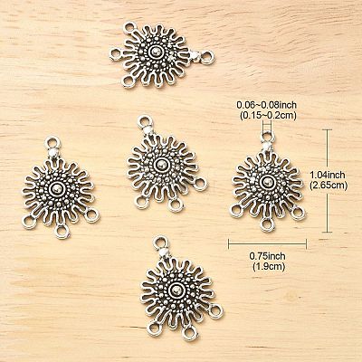 Tibetan Style Alloy Chandelier Components Links TIBE-YW0001-52-1