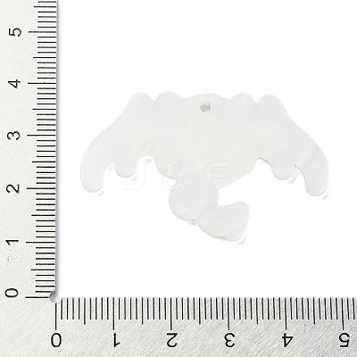 Halloween Style Printed Acrylic Pendants OACR-M007-02C-1