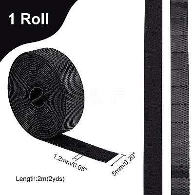 Nylon Hook and Loop Strap DIY-WH0292-32-1