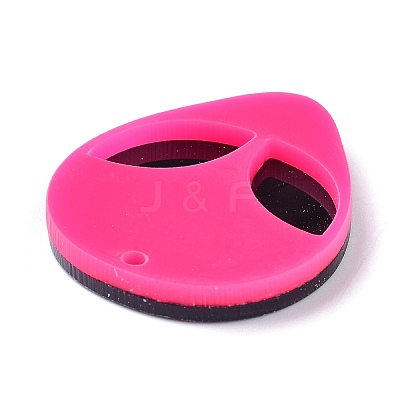 Opaque Acrylic Pendants X-MACR-P023-01D-1