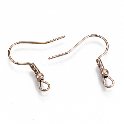 304 Stainless Steel Earring Hooks STAS-S111-001RG-NR-1