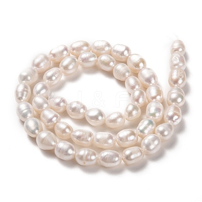 Natural Cultured Freshwater Pearl Beads Strands PEAR-L033-74-1