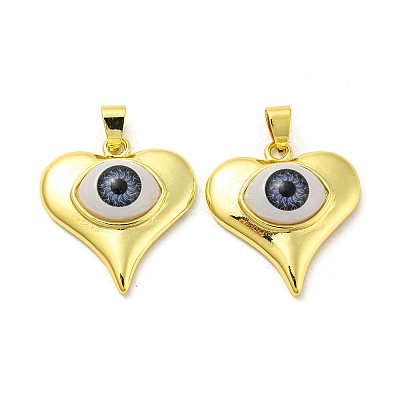 Golden Brass Pendants KK-L209-003G-02-1