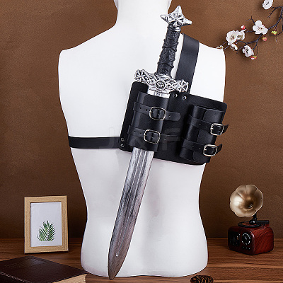 1Pc Medieval Retro Sword Holster AJEW-GF0013-08-1