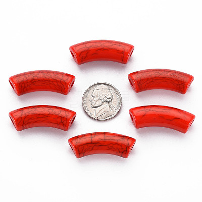 Opaque Crackle Acrylic Beads X1-MACR-S372-001N-009-1