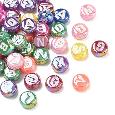 Plating Opaque Acrylic Beads AC-CBA529B-03A-1