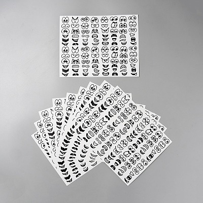 Eye Paper Self-adhesive Stickers DIY-WH0899-620B-1