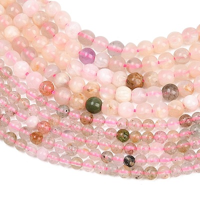 Natural Mixed Stone Beads Strands G-RM250101-E8-1