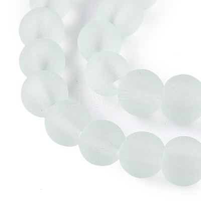 Baking Paint Transparent Glass Bead Strands GLAA-S031-4mm-29-1