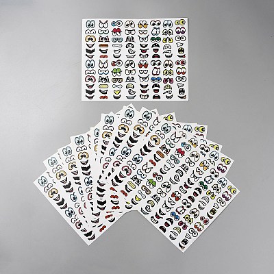 Eye Paper Self-adhesive Stickers DIY-WH0899-620A-1