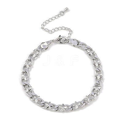 Rack Plating Brass Bracelets for Women BJEW-K244-06C-P-1
