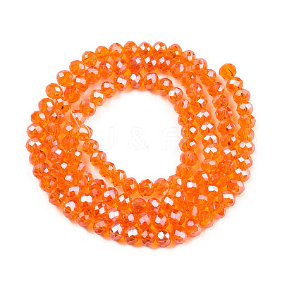 Electroplate Glass Beads Strands LS-EGLA-A034-T4mm-A23-1
