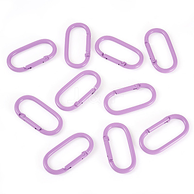 10Pcs Alloy Spring Gate Rings FIND-TA0009-25E-1