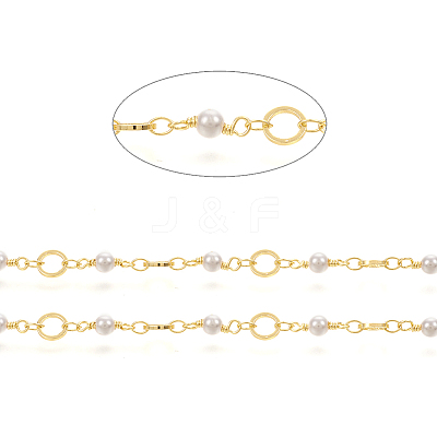 Brass Handmade Beaded Chain CHC-I031-04G-1-1