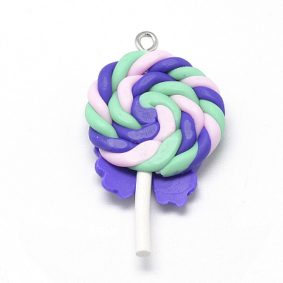 Handmade Polymer Clay Pendants CLAY-Q240-012A-1