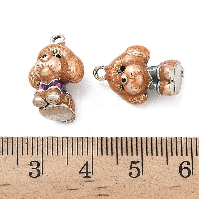 Alloy Enamel Pendants ENAM-F156-07P-03-1