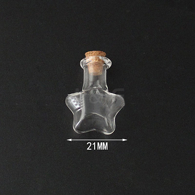 Mini High Borosilicate Glass Bottle Bead Containers X1-BOTT-PW0001-261A-1