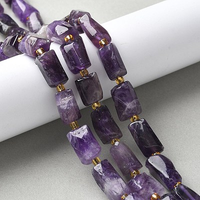 Natural Amethyst Beads Strands G-N327-06-41-1