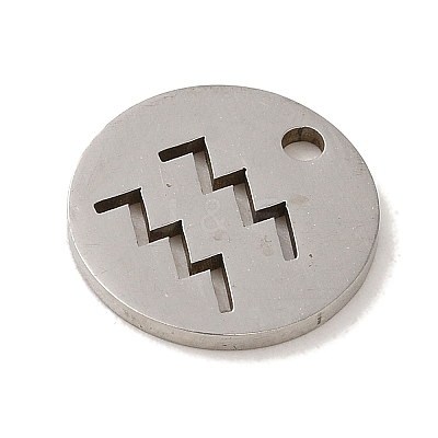 Non-Tarnish 201 Stainless Steel Charms STAS-E217-10P-07-1