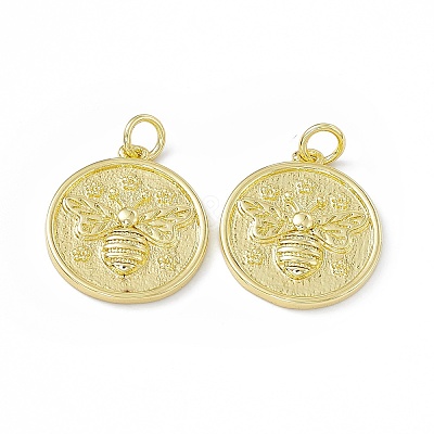 Rack Plating Brass Pendants KK-B065-21G-1
