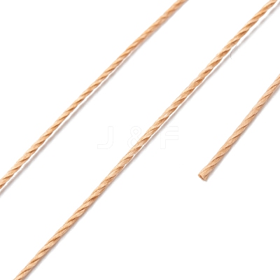 Round Waxed Polyester Thread String YC-D004-02D-016-1