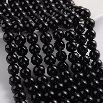 Painted Glass Bead Strands DGLA-S071-10mm-90-1