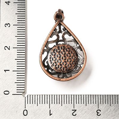 Natural Red Jasper Pendants G-H065-02R-22-1
